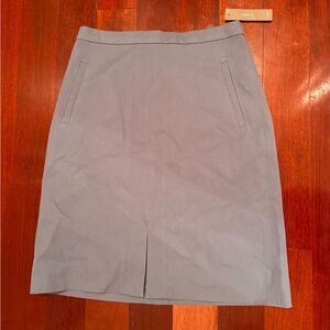 J crew blue skirt size 2p